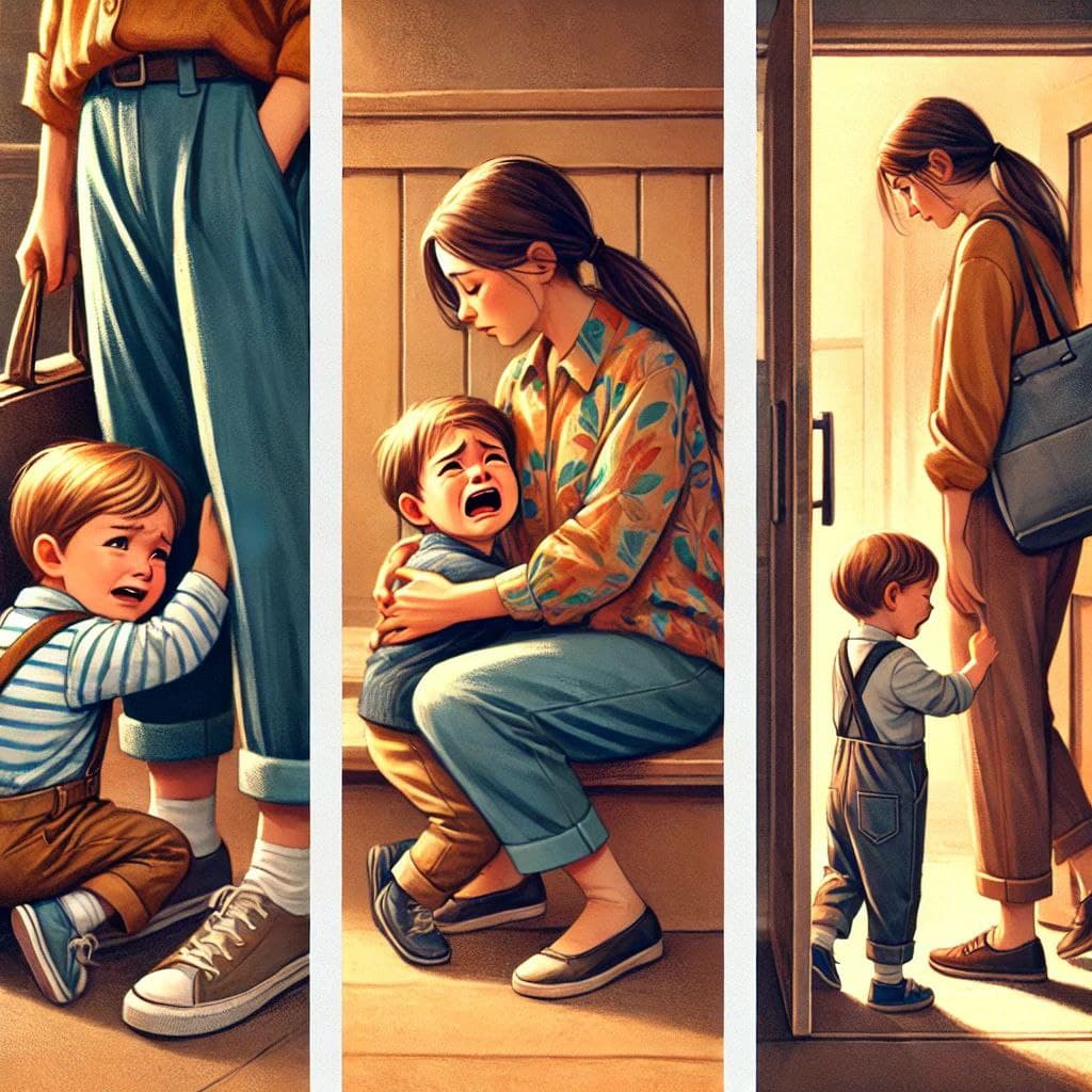 بازیهایی برای کاهش اضطراب جدایی در کودکان